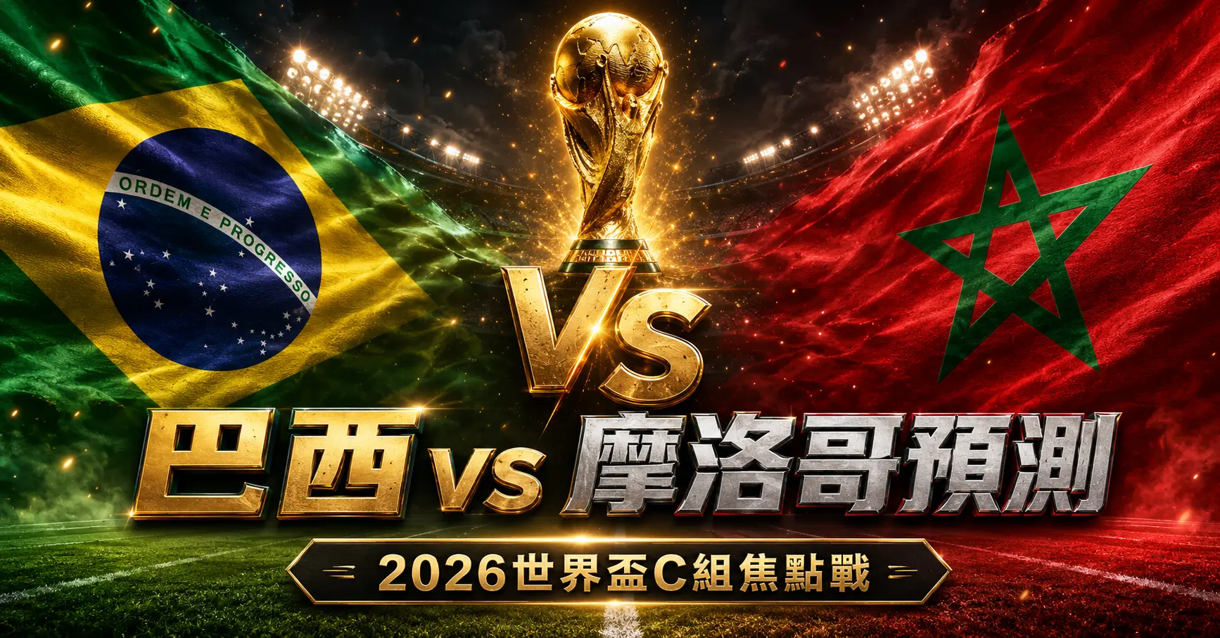 巴西 vs 摩洛哥預測｜2026世界盃C