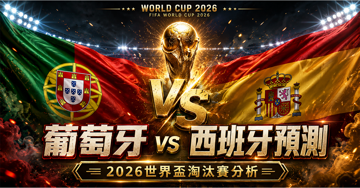 葡萄牙 vs 西班牙預測｜2026世界盃淘汰賽分析